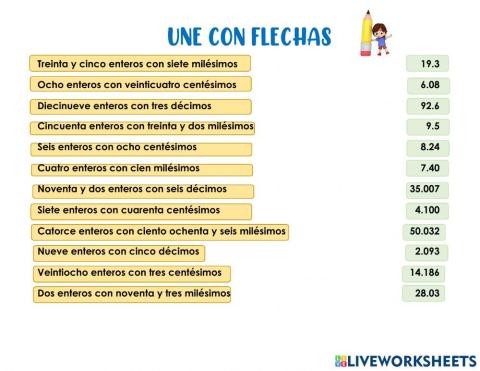 Numeros decimales