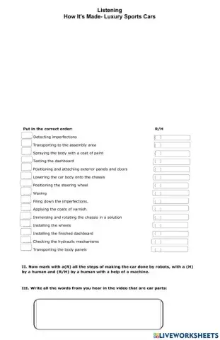 How it's made - Luxury Sports Cars