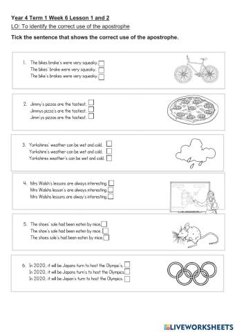 DIS English Term 1 Week 6 Lesson 1 and 2