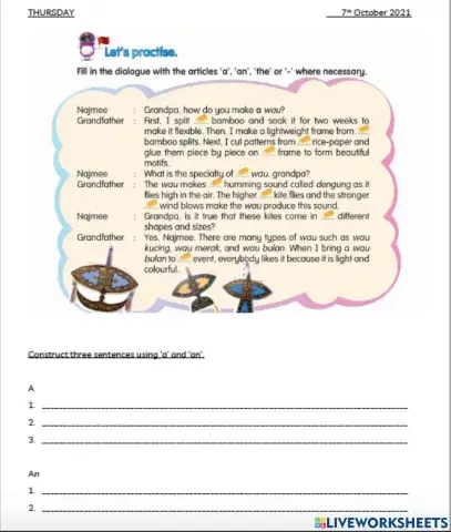 Thursday 7oct 2021 year 6