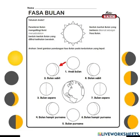 Fasa Bulan Sains Tahun 5