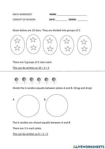 Concept Of Division