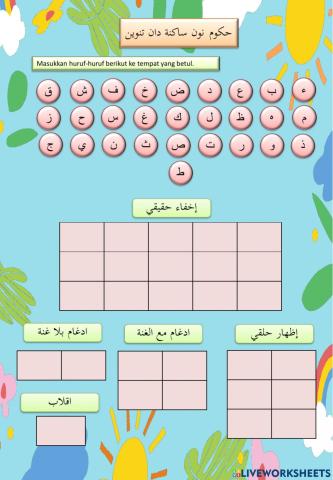 Nun sakinah dan tanwin