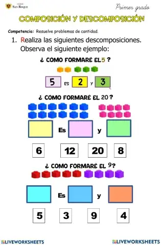 Composición y descomposición de números