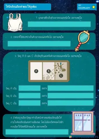 ท้ายบทตัวกลางของแสง