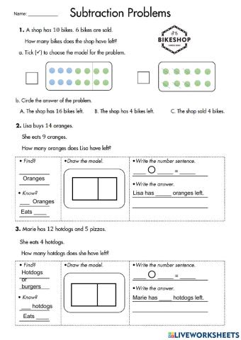 G2 subtraction problems