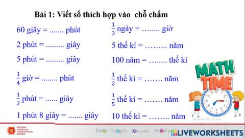 Tuần 4 - toán thứ 6- bài 1