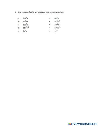 Reducción de términos