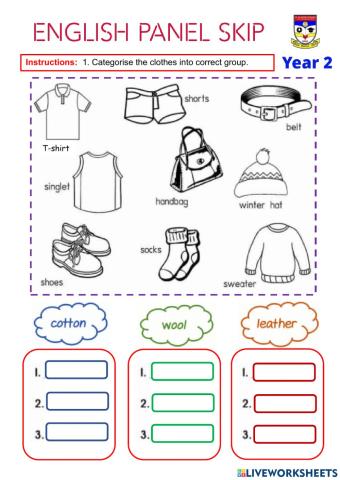 English Year 2: Unit 7: Get Dressed-Materials
