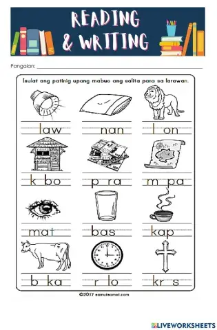 Reading Worksheet-Week 2