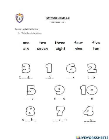 Unit 2 Giving the time