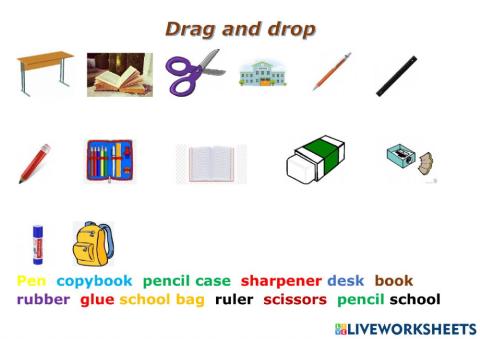 School objects