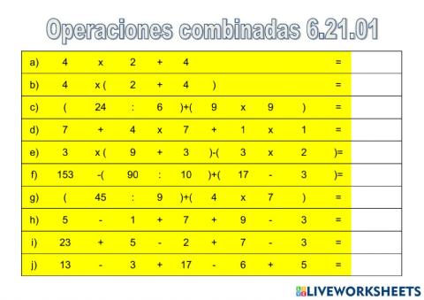 Operaciones combinadas 6.21.01