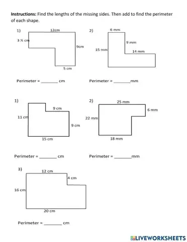 Perimeter of Rectilinear Shapes