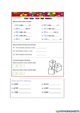 Place Value Revision