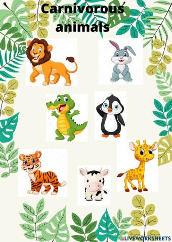 Carnivorous animals