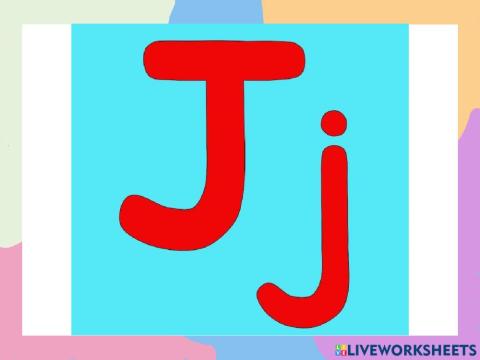 Listen and repeat: letter J-j