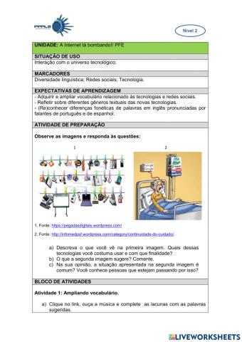 Interação com o universo tecnológico