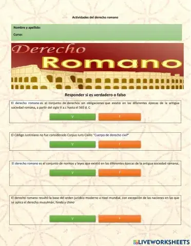 El Derecho Romano
