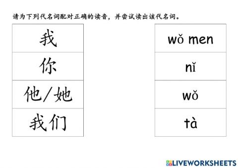 许老师汉语学习基础课程
