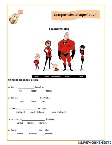 Comparative & Superlative