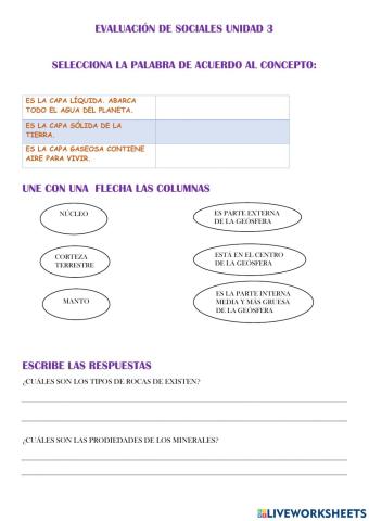 Evaluación sociales 3