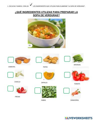 Como elaborar sopa de verduras