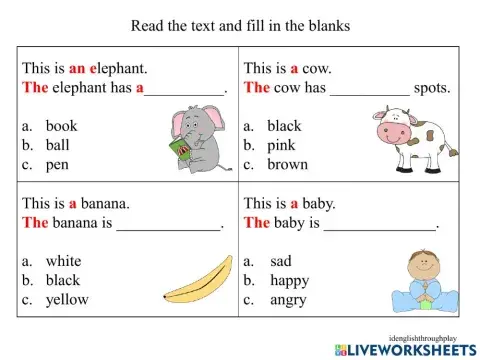 Articles :A - An-The