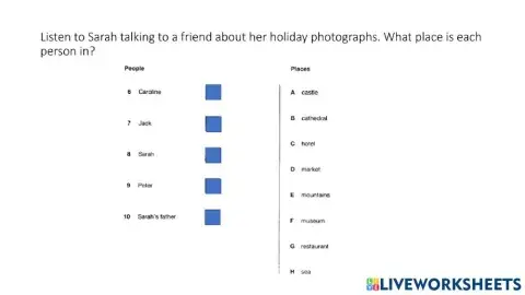 KET listening part 2