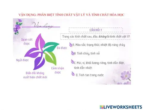 Tính chất vật lý và hóa học