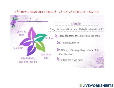 Tính chất vật lý và hóa học