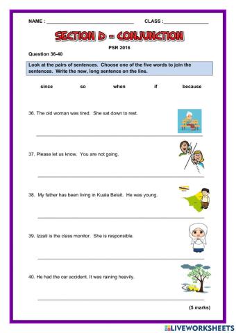 Section D Conjunction PSR 2016