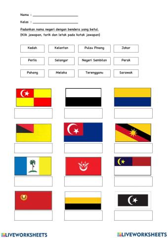 Bendera negeri di Malaysia