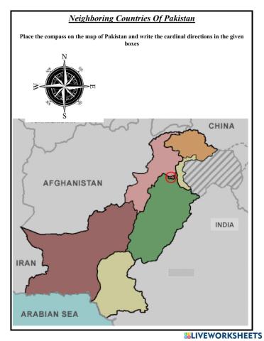 Neighboring countries of Pakistan