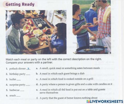 VLU-English Course 5 - Getting ready task