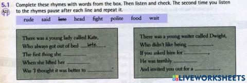 Communicative English - task 5.1