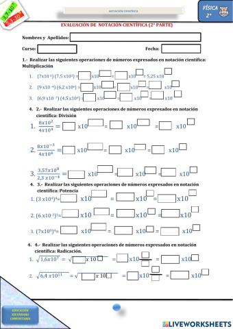 Notación científica