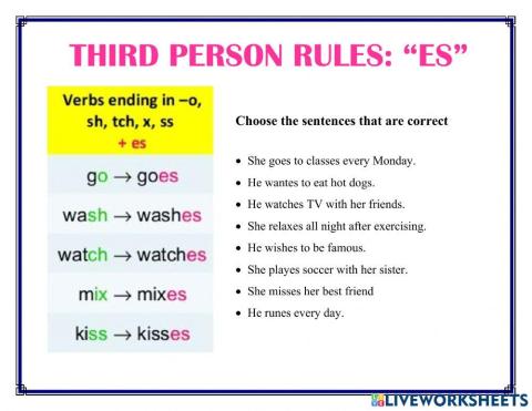 Third person rule:es - labor social - María José Romero (30-3 septiembre)