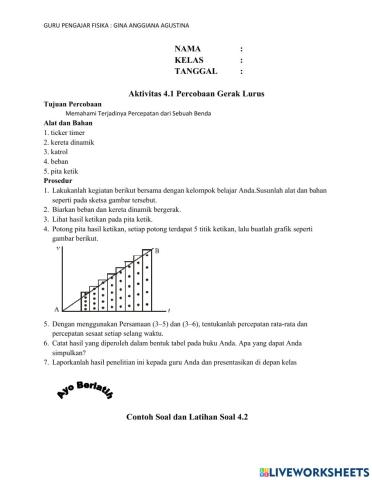 Lkpd gerak lurus
