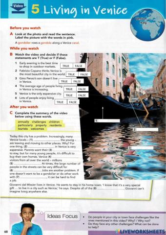 Video Living in Venice