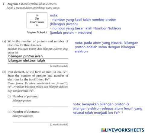 Bab 8 Unsur dan bahan