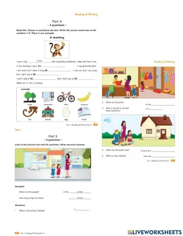 Starter test 1 Part 2