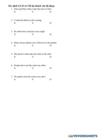 Passive voice Simple present (4)