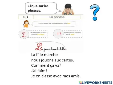 Grammaire phrase teacher geraldine 2