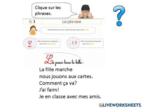 Grammaire phrase teacher geraldine 2