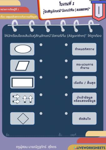 ใบงานที่ 2 วิทยาการคำนวน ป.5