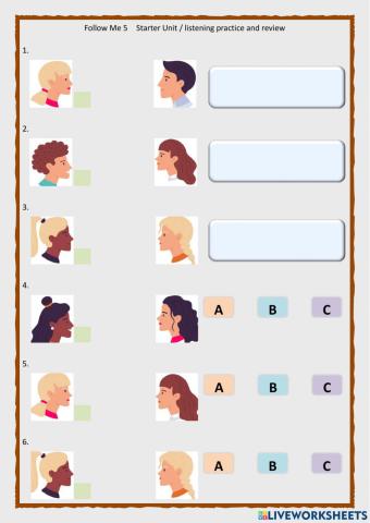 FM5 Starter Unit - Listening practice and review