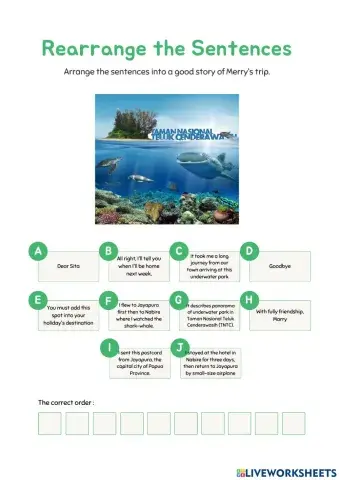 Grade 8 KD 3.11 Rearranging the Sentences