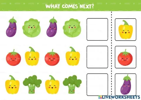 Vegetables Patterning
