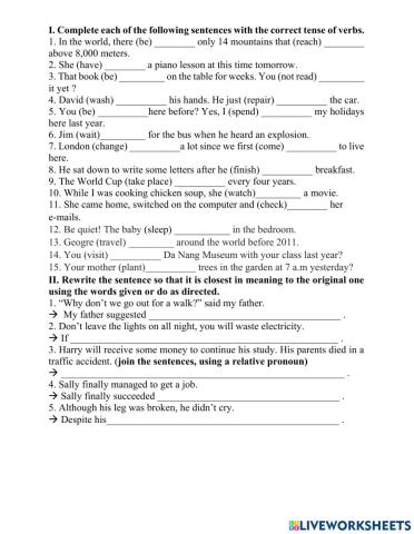 English 10 - Period 1